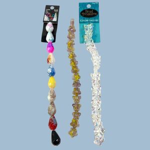 Lot Glass Beads AB Crystal Butterfly Swirl Flower Faceted Teardrop Jewelry Craft